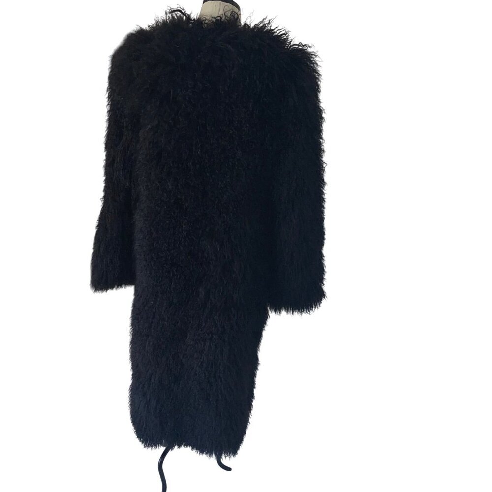 BCBG Max Azria Collection Mongolian Fur Coat - Picture 5 of 13